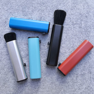 Computer cleaning brush retractable keyboard brush plastic handle wool small brush digital gift printed logo