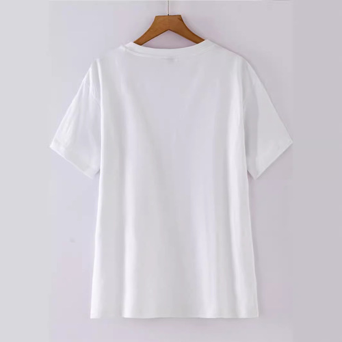 Women's Short Sleeve TEMU Independent Store T-Shirt Full Handover for Review and Distribution