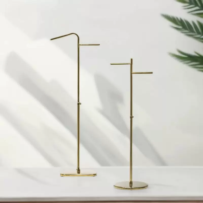 服装店橱窗展示架简约银色正挂衣帽架不锈钢落地架子中岛架陈列架