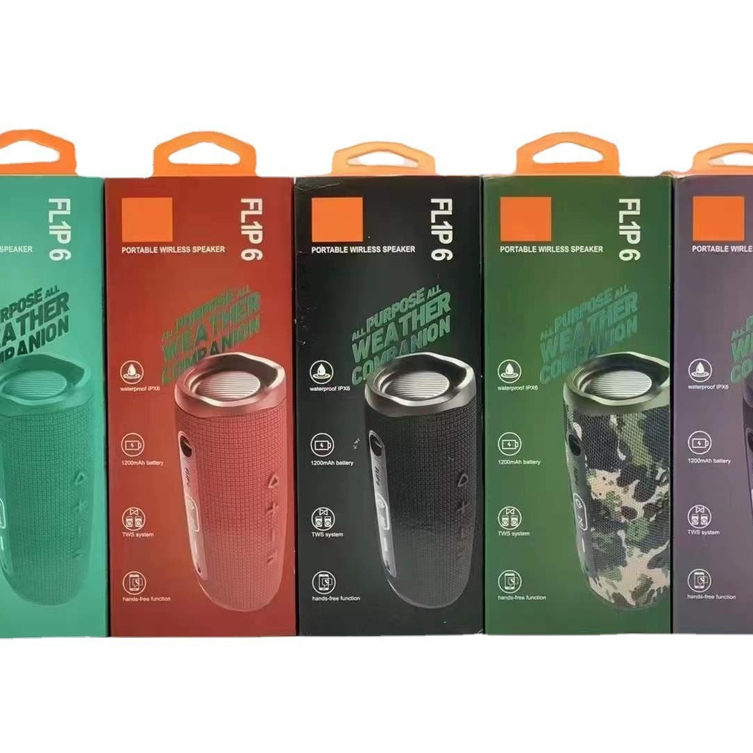 FLIP6 serie caleidoscopio 6 generación e-commerce nuevo popular al aire libre portátil cordón Bluetooth altavoz ventas directas de fábrica