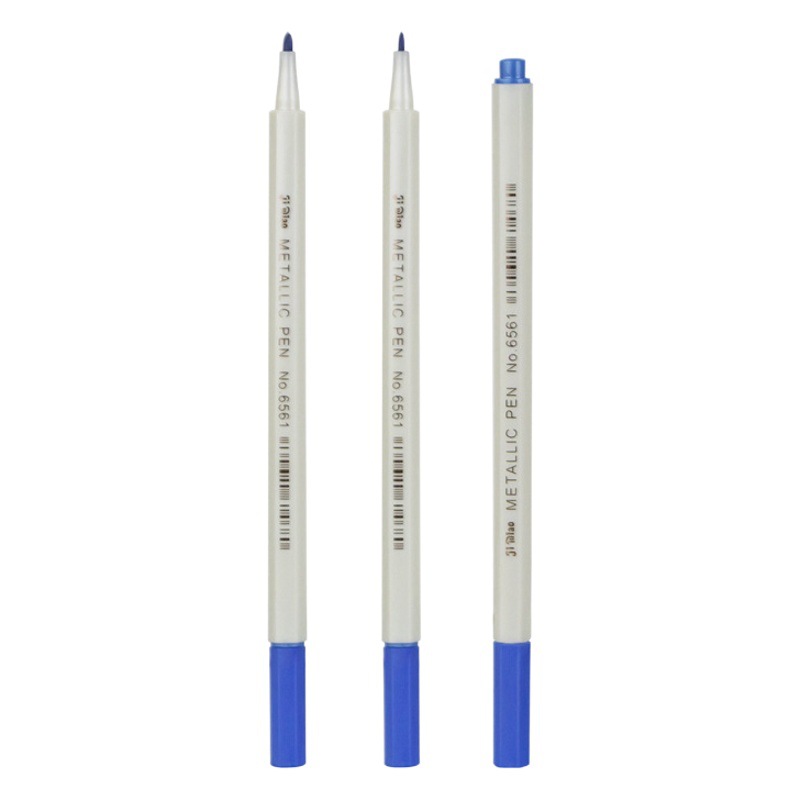 Metal brillante pintura pluma DIY graffiti negro cartón especial pluma de metal álbum pluma flor de cerezo rotulador oro y plata