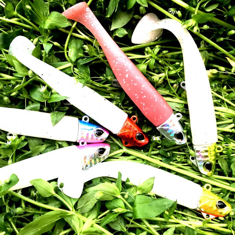 Морская Рыбалка окунь Bay Road 14g/21G свинцовая рыба T хвост светящаяся мягкая рыба Road Азиатская приманка морской окунь свинцовый крючок рыболовные снасти