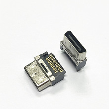 SCSI连接器 VHDCI26pin焊线式公头 高密度0.8mm间距