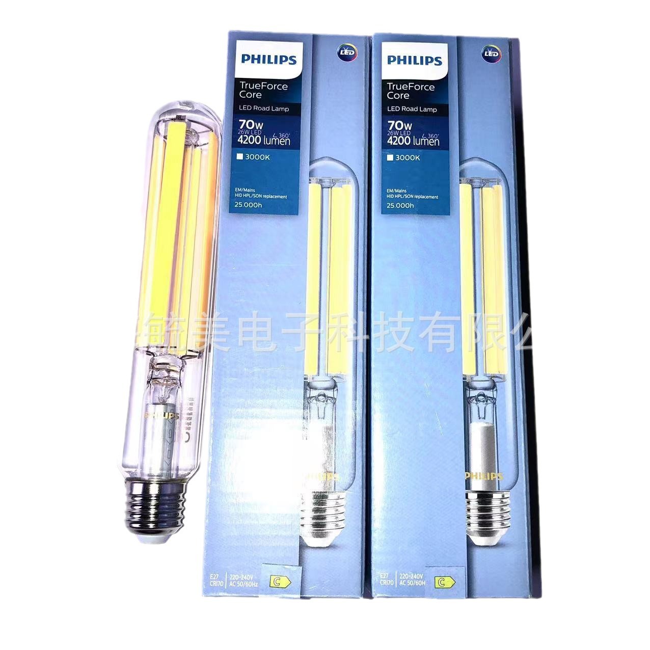 飞利浦TForce Core LED road 26W 730 E27路灯改造替换70W钠灯