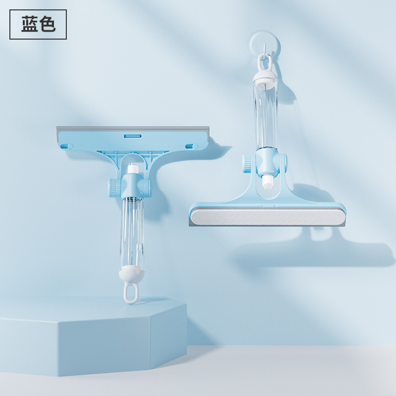 Nuevos productos limpios limpiadores de vidrio artefactos de limpieza de vidrio doméstico cepillo de espejo 3 - en - 1 limpiador de ventanas raspador de baño