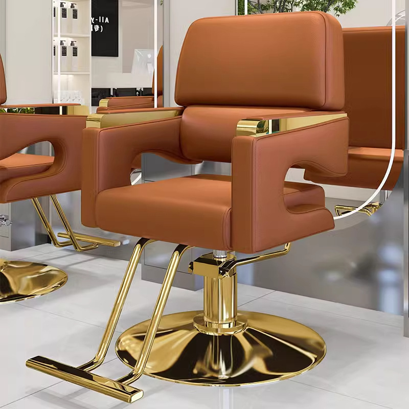 Red famosa nueva silla de peluquería silla de salón de peluquería especial elevación giratoria de moda corte de cabello asiento de permeación image 13