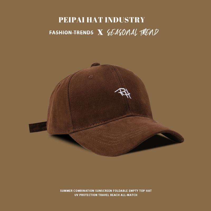 Gorra de béisbol, cara coreana, ala de sombrero pequeña ensanchada, mujer, pómulos, circunferencia de la cabeza grande, sombrero para el sol profundo, sombrero de visera rojo, hombre