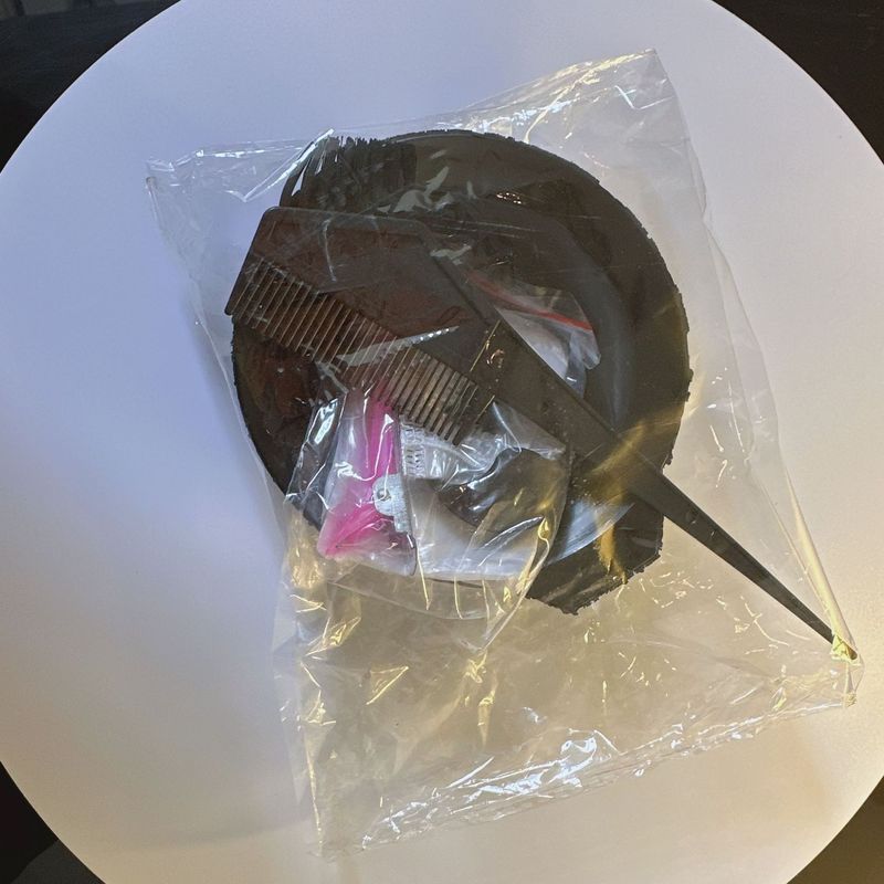染发工具八件套装家用披肩焗油染发碗梳子软毛刷子耳罩染发八件套|undefined
