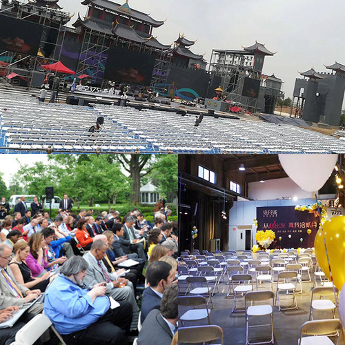 Exhibition folding chair training conference chair news chair simple office chair staff plastic chair outdoor activity chair stool