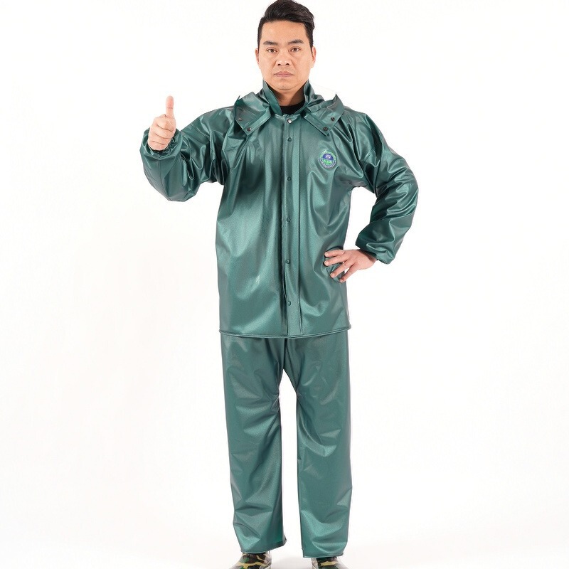 Fishing rain suit, separate rain jacket and pants, motorcycle rain gear, suitable for agricultural and aquaculture workers, fishing equipment, and outdoor fishing Fishing rain suit, separate rain jacket and pants, motorcycle rain gear, suitable for agricultural and aquaculture workers, fishing equipment, and outdoor fishing