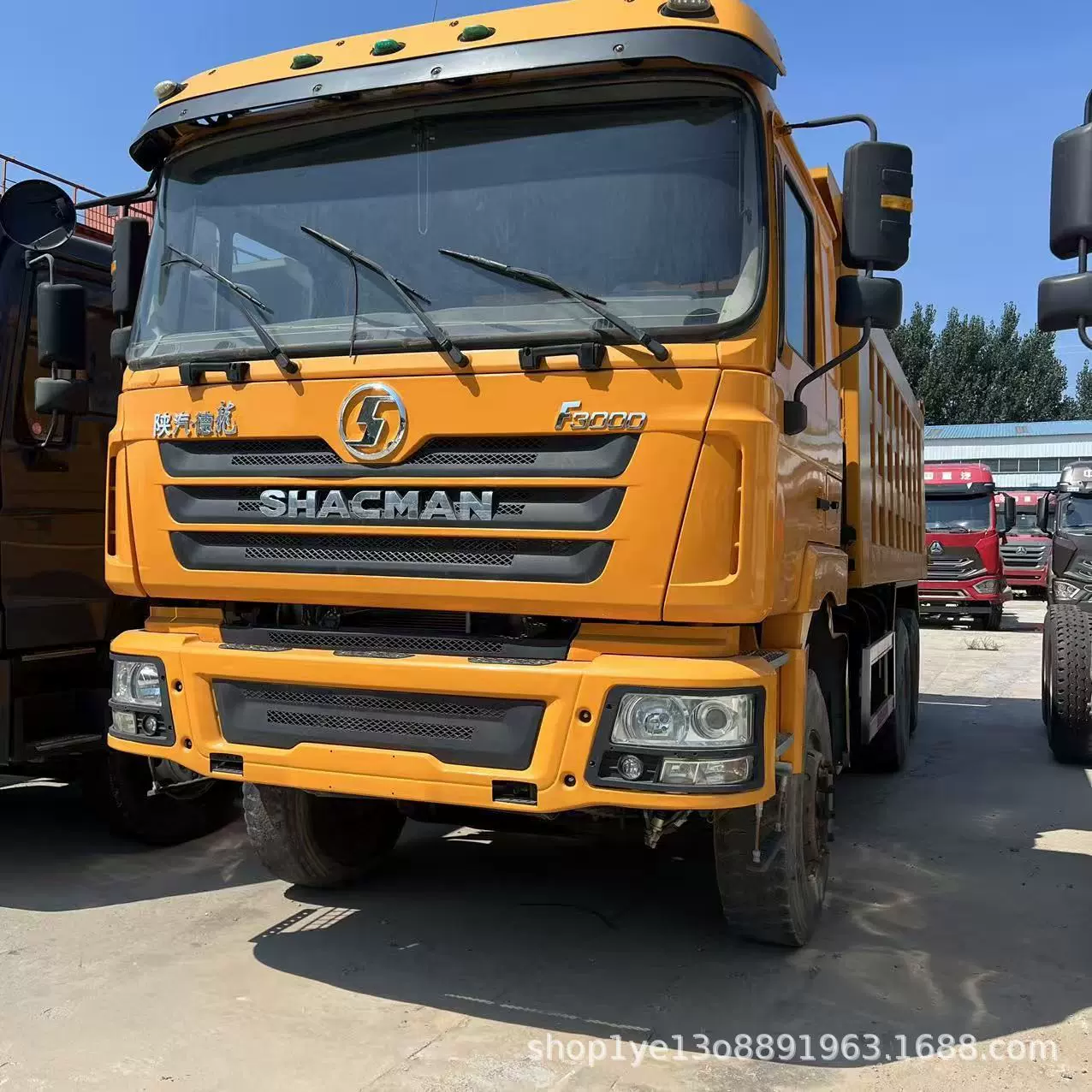 厂家销售陕汽德龙F3000自卸车二手10轮渣土运输车后八轮自卸车