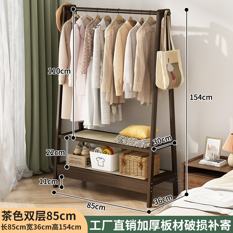 percha de ropa simple de piso vertical percha de ropa doméstica de dormitorio para almacenar y organizar percha de ropa tipo A percha de sombrero