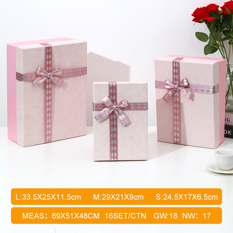 Caja de Regalo Rectangular con Tapa de Cartón Gris para Regalos image 15