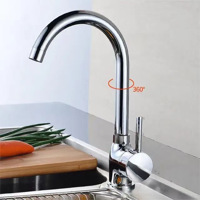 Hot and cold kitchen faucet hot and cold two-in-one vegetable basin faucet bowl sink household hot and cold