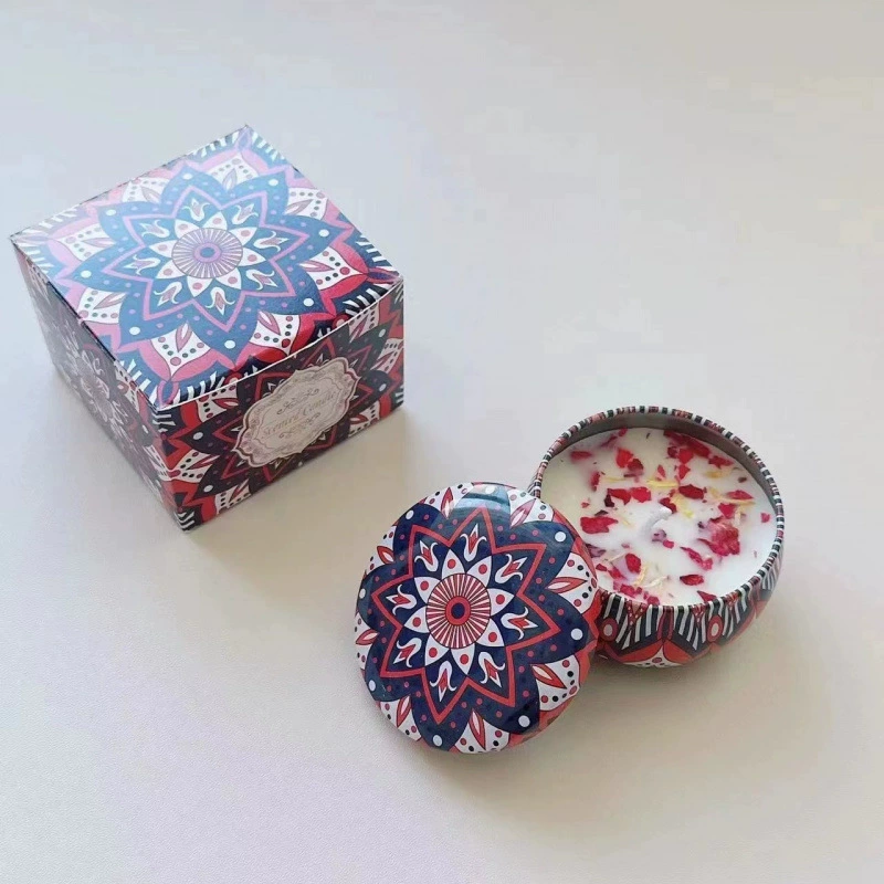 Aromatherapy, perfumed lavender candle