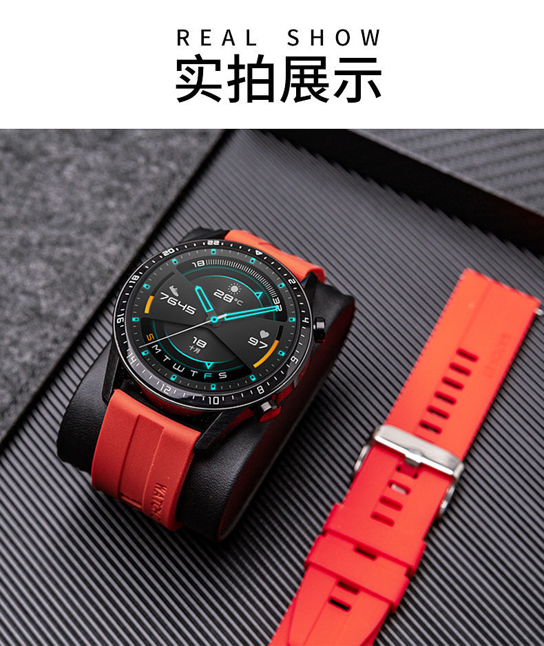 适用于华为GT2手表GT3表带Watch3表带2Pro智能GT快拆生耳20MM22MM详情6