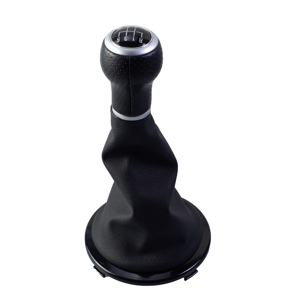 Cross-border suitable for Volkswagen GOL G4 G5 car handlebar silver ring 5-speed shift handball gear head interior accessories