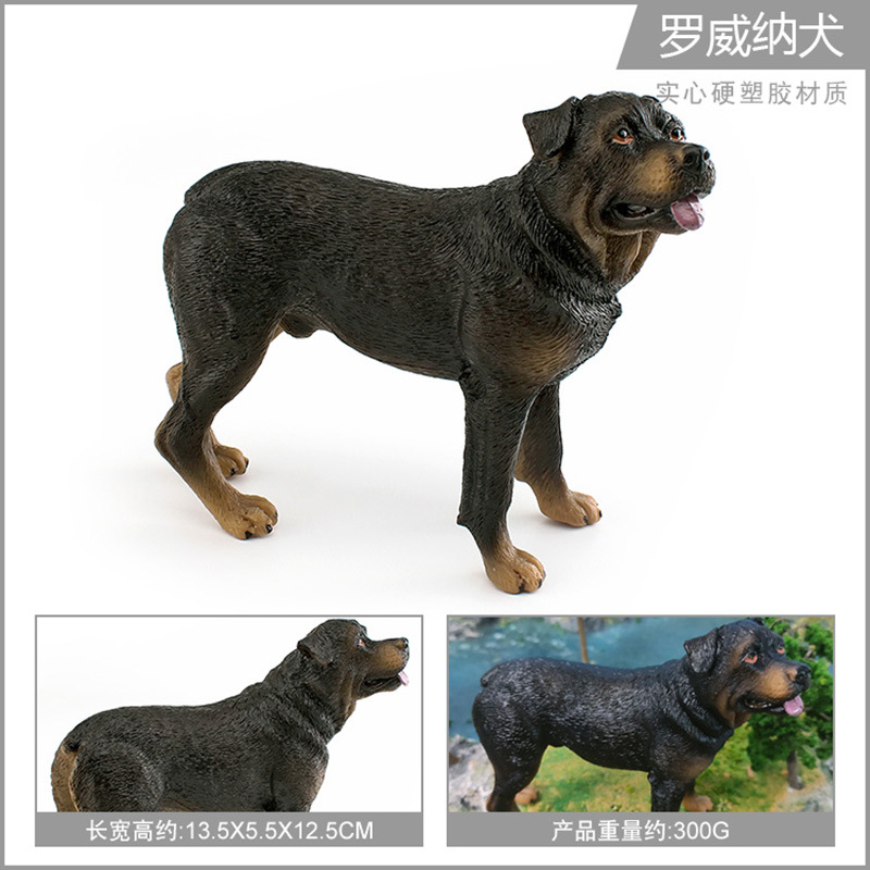 Simulación de exportación transfronteriza perro de mascota Modelo Animal Du Gao perro bull terrier Spinger perro juguete decoración estática