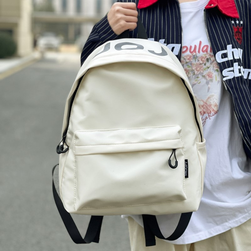 新しいレターストレージバックパック女性のファッションカレッジスタイル大学生バッグ大容量旅行バックパック男性|undefined