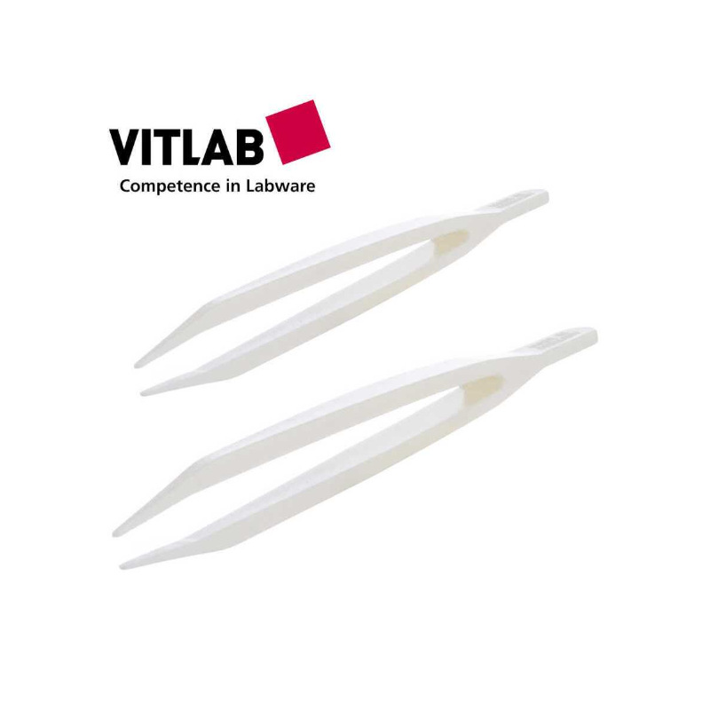 塑料镊子PMP镊子夹子145mm耐高温美妆夹取67895/67995进口VITLAB