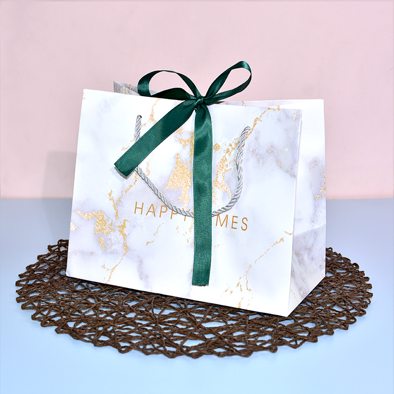 Nordicins bolsas de regalo de mármol rosa dorado bolsas de dulces de boda con regalos de mano bolsas de mano bolsas de ropa