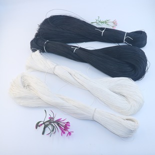 Pure cotton wax line ultra-fine black and white wax line financial binding line binding rope voucher binding wax line file bag binding line