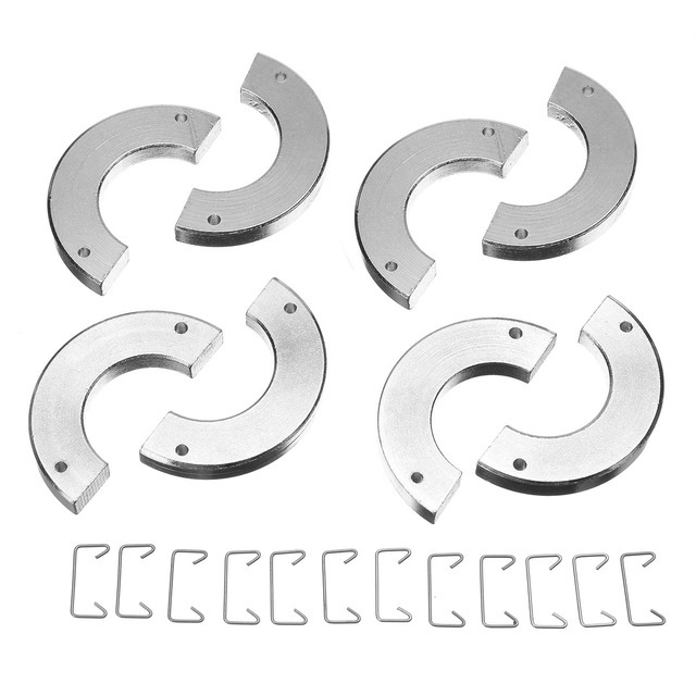 Naughty Dragon modelo coche universal Actualización y modificación accesorios neumático contrapeso bloque de hierro cubo de la rueda piezas de peso contrapeso de la rueda