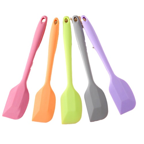 43g small high-temperature one-piece silicone spatula cake cream silicone spatula small scraper baking tool