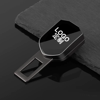 Safety buckle car seat Car seat belt - black-customized-logo