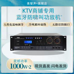 プロフェッショナルKTVパワーアンプ、Bluetooth会議用カラオケ、ハイパワー、アンチハウリング、カードパックパワーアンプ、オーディオアンプ