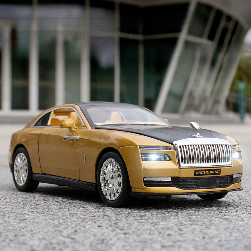 【Boxed】Jinche 1:32 Rolls-Royce Pure Electric Car Shining Alloy Car Model Ornament Toy Wholesale Dropshipping