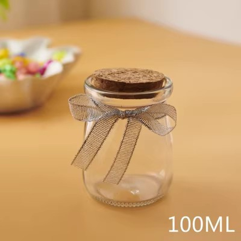 Botella de vidrio de deseo botella de almacenamiento botella de arco iris botella vacía estrella de la suerte origami estrella de luz nocturna estrella de la colección de pentacos image 19