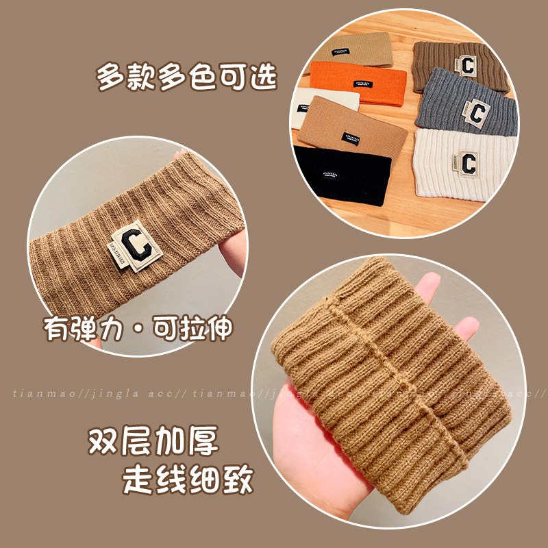 Otoño y invierno deportes de lavado de la cara cinturón de cabello frente protector de orejas caliente banda de cabello 2025 nuevo tipo de toque de cabello de uso diario