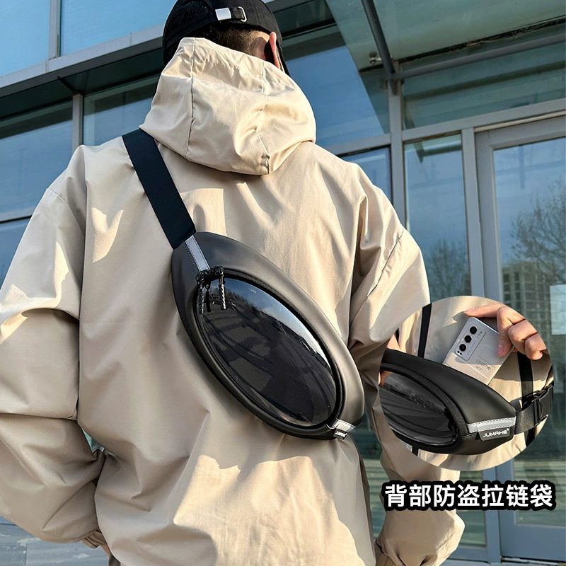 Высокое качество прозрачная сумка для груди Мужская сумка Спортивный фитнес-сумка для отдыха Путешествия Косые сумки на плечо