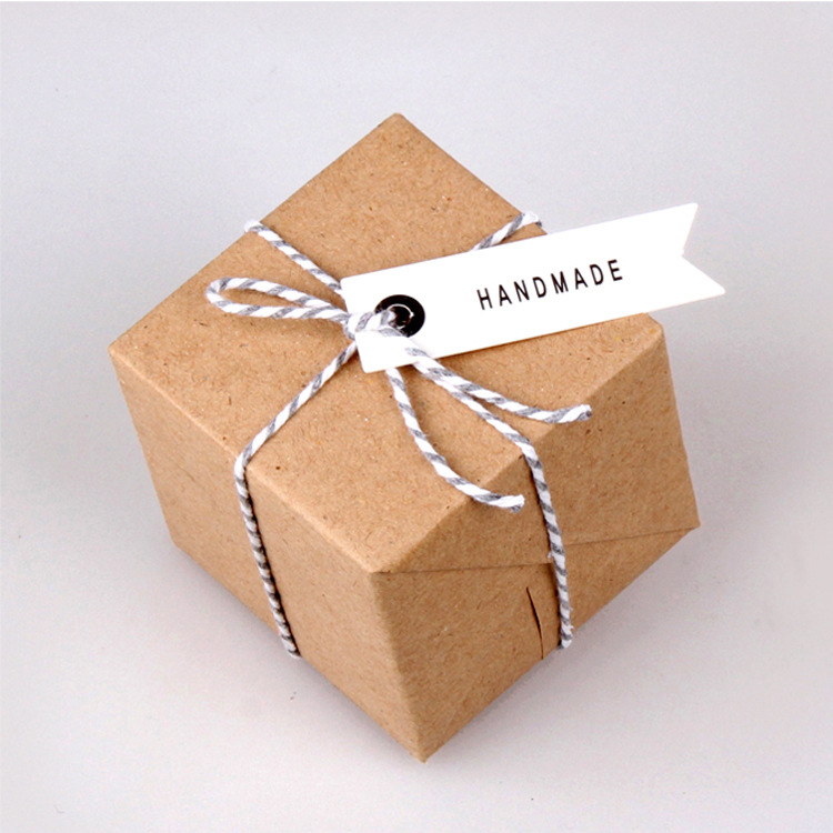 韩式长条旗形小标签卡片现货handmade韩国创意节日包装小卡片标签