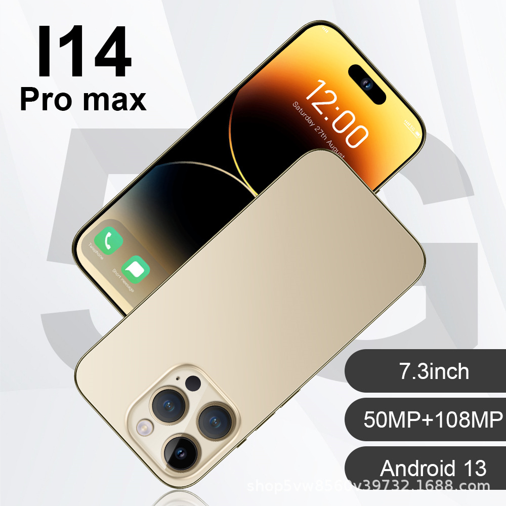 Spot new cross-border mobile phone i14 Pro Max Android smartphone 16+512G foreign trade OEM manufacturer