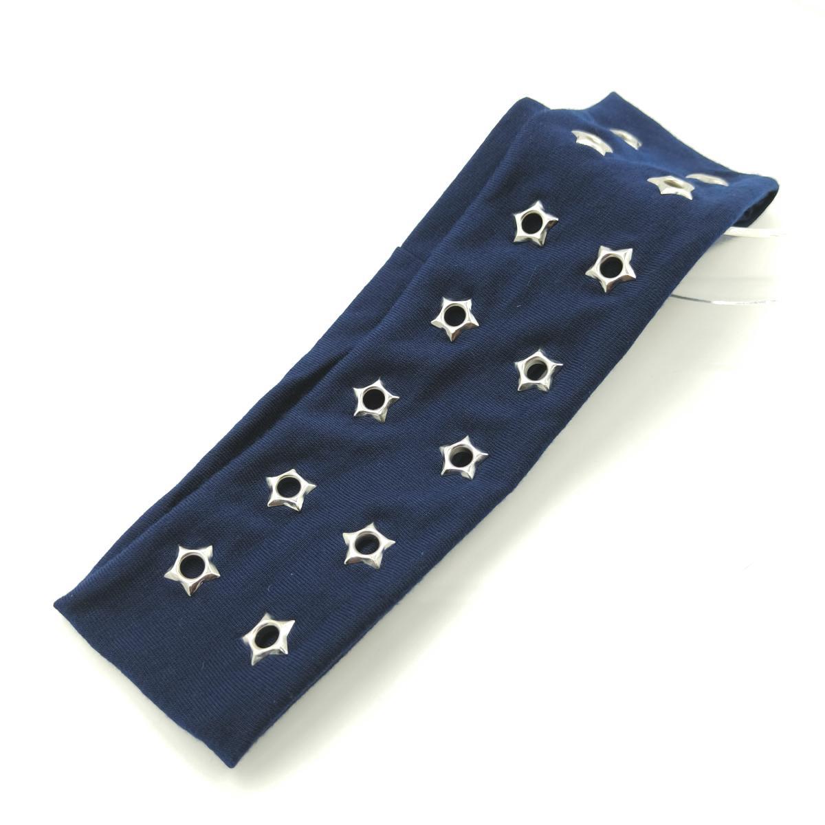 HW250301-22.5x6cm弹力布+14五角星气眼朋克