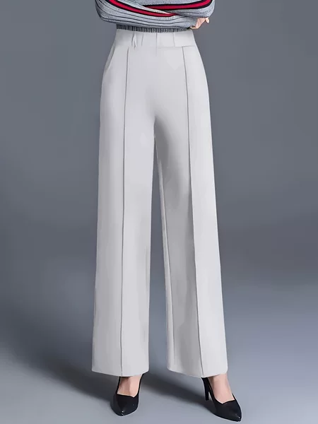 2026 Cross-Border Amazon Independent Site Women's Spring and Summer Wide-Leg High-Waisted Loose Slimming Casual Pants Slimming Suit Pants