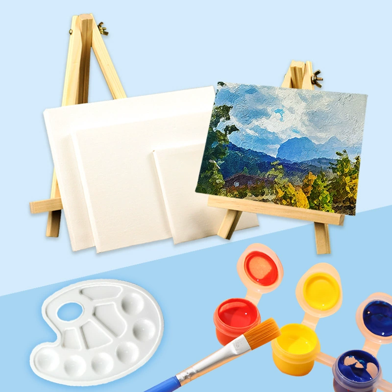 Трансграничная мини-мольберт фоторамка детская поделка живопись акриловая краска палитра костюм витрина