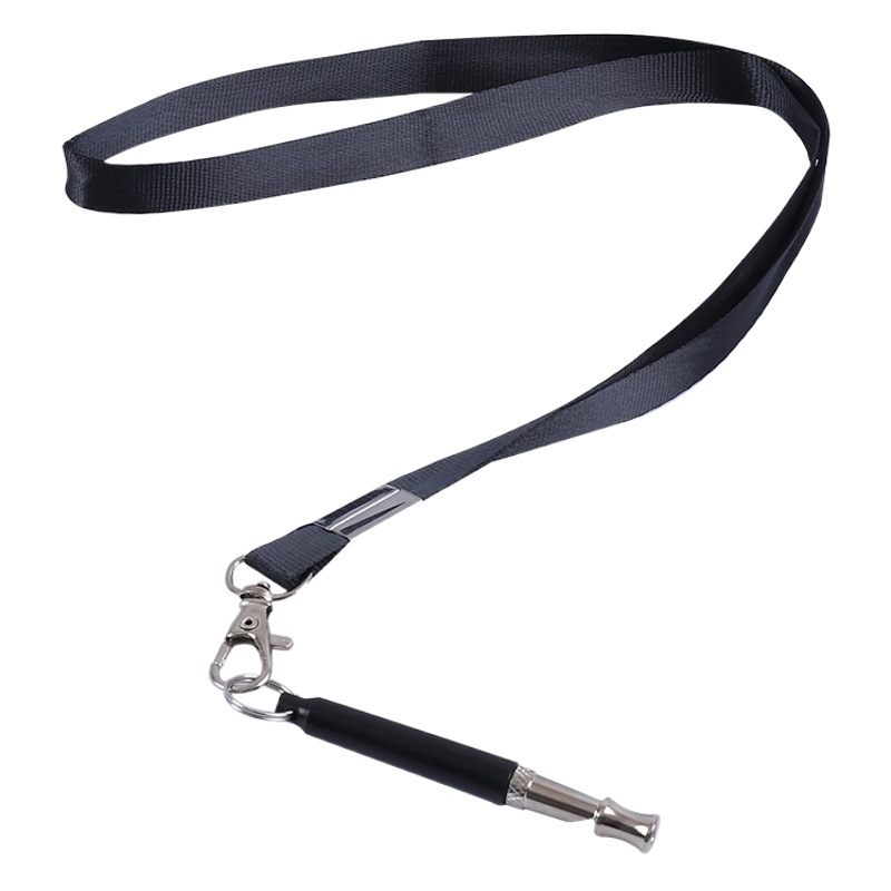 Ultrasonic whistle manufacturers cross-border supply adjustable dog whistle dog trainer with lanyard pet stainless steel dog trainer flute