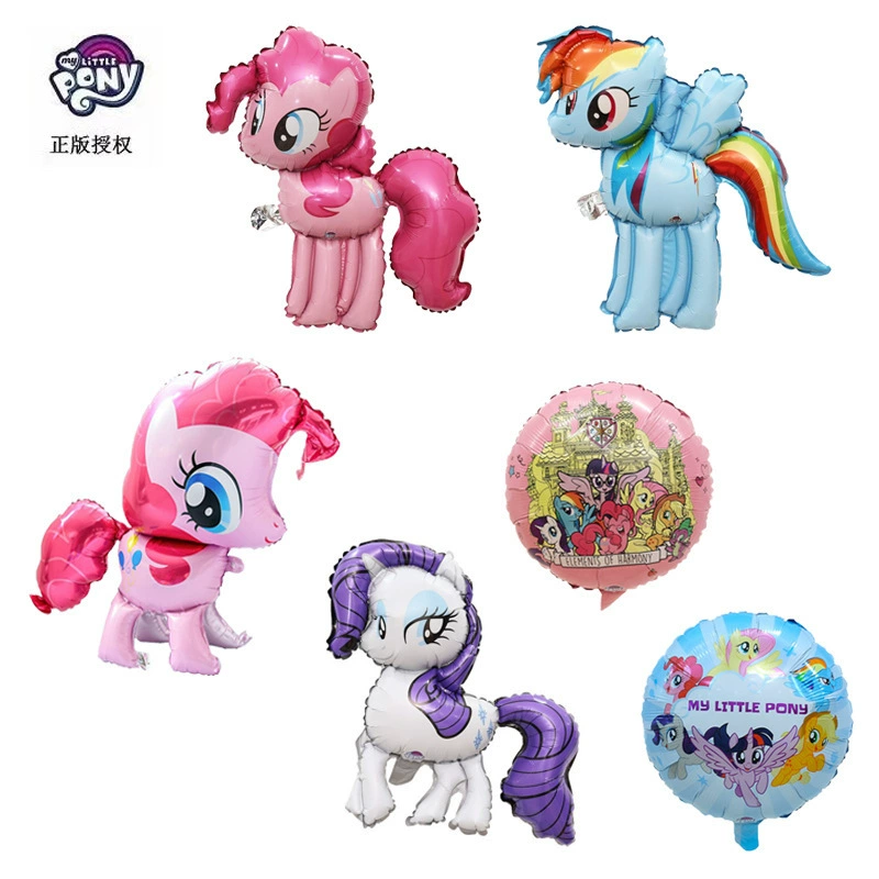 Pony, rainbow balloon, 3D, unicorn