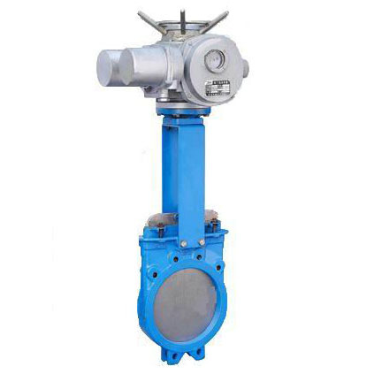 电动刀闸阀 浆液纸浆排渣浆料颗粒耐磨卸灰插板阀PZ973