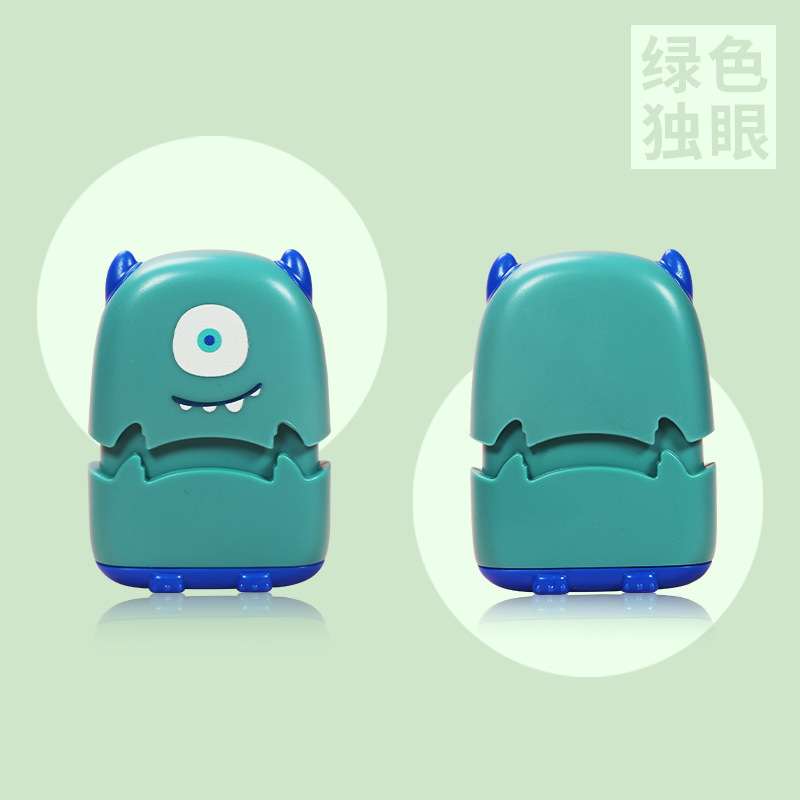 Nuevo pequeño monstruo ropa de los niños sello material al por mayor ropa textil dibujos animados lindo sello tipo de prensa