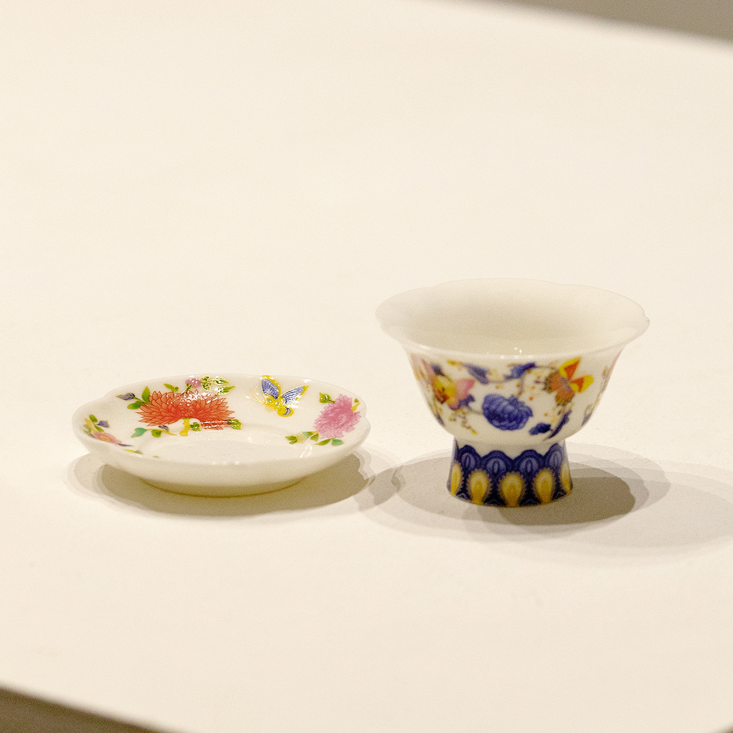 Posavasos de Cerámica de Esmalte para Ceremonia del Té y Uso Doméstico