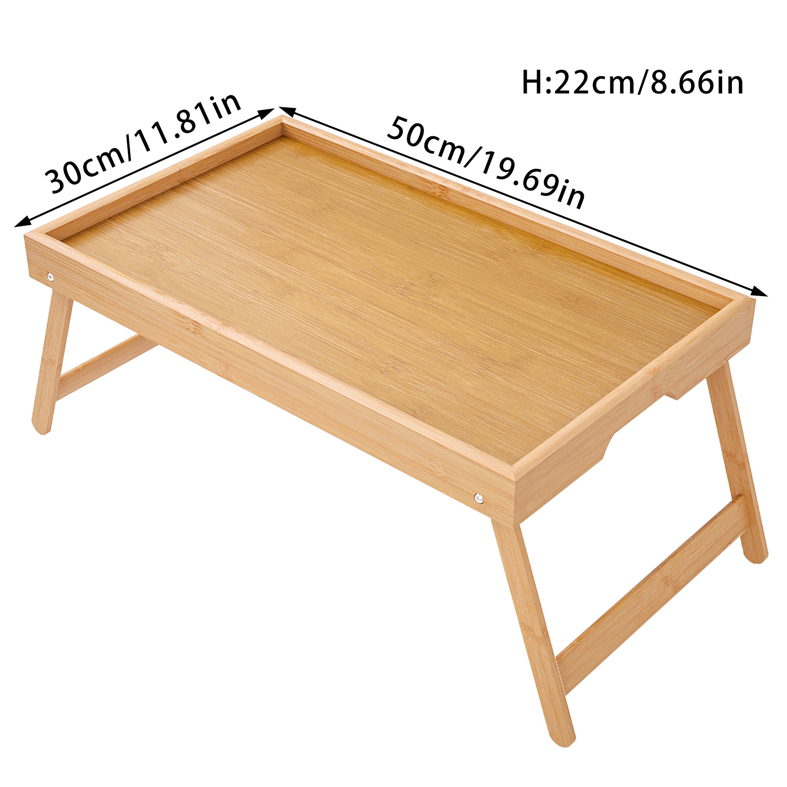 Mesa plegable, necesidades domésticas multifuncionales, bandeja de bambú en la cama del dormitorio, Mesa de comedor de computadora perezosa del fabricante de bambú