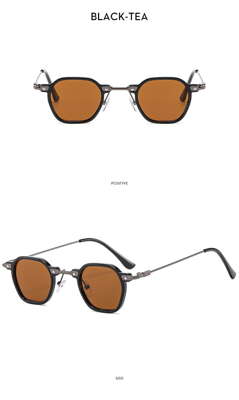 Square Hip-hop Sunglasses For Cycling Men Artistic Small Frame_voghion.com