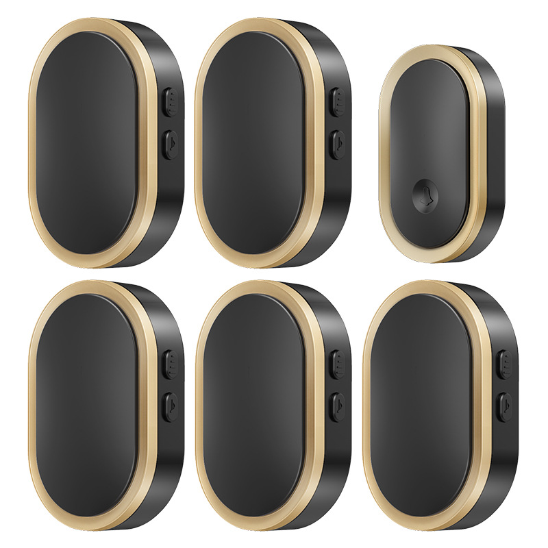 无线门铃远距离无线别墅家用门铃进屋呼叫铃老人呼叫提醒器一拖五