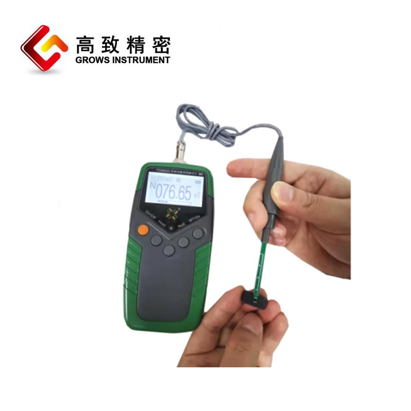 TD8620-5 휴대용 TESLAGOMETER 자기 재료 표면 자기장 강도 측정 디지털 TESLAGOMETER