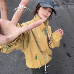 超好看外套女春秋2025新款户外潮流美式穿搭棒球服运动夹克冲锋衣