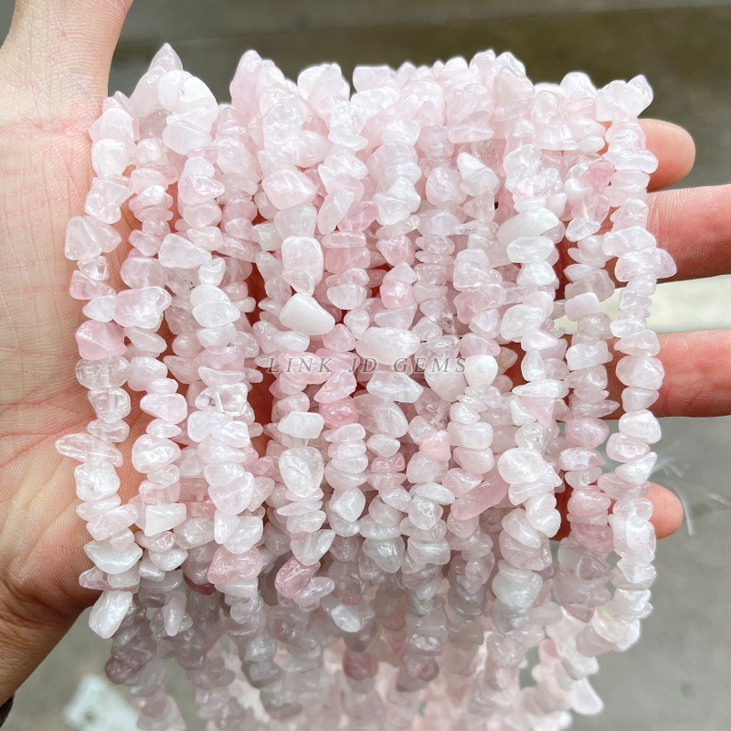 結晶典ジュエリー5-8mm水晶瑪瑙砂利diyアクセサリーアクセサリー穴があります。|undefined